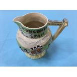 Crown Devon musical jug, 'Widdicombe Fair'