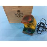 Boxed Kosta Boda light, by Kjell Engman