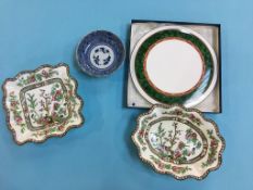 Coalport dishes, Royal Worcester cake stand etc.