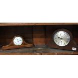 Two mantle clocks