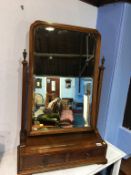 Mahogany dressing table mirror