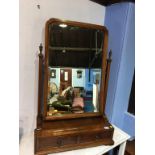 Mahogany dressing table mirror