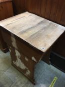 An oak Clark's desk