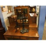 A mahogany dressing table