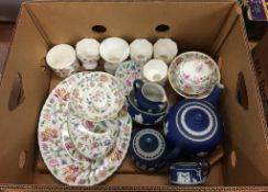 Assorted china, Minton, Wedgwood etc.