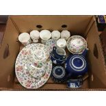 Assorted china, Minton, Wedgwood etc.