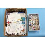 Quantity of loose stamps and 1st Day covers