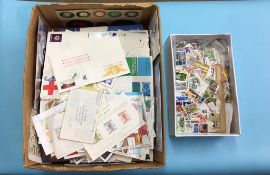 Quantity of loose stamps and 1st Day covers