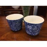 Pair of Wedgwood flower pots