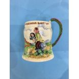 A Crown Devon Fielding's musical tankard, 'On Ilkla Moor Baht 'at'