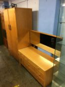 A Remploy dressing table and wardrobe