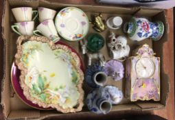 Glass dump, Limoges dish etc.