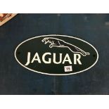Cast Jaguar sign