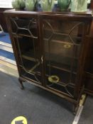 Mahogany china cabinet