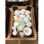 Collection of Shelley tea cups and trios