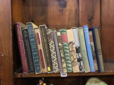 Quantity of Folio Society books, various titles