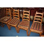 A set of four chairs