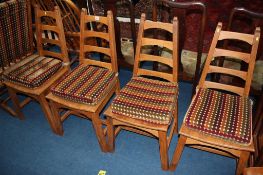 A set of four chairs