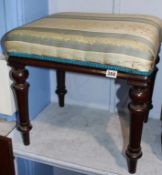 Victorian mahogany stool