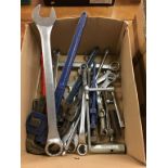 Assorted tools, including Bristol Snap On, Stanley etc. Contactless collection is strictly by