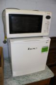 LEC mini fridge and a microwave. Contactless collection is strictly by appointment on Thursday,