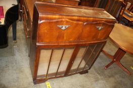 Walnut china cabinet. Contactless collection is strictly by appointment on Thursday, Friday and