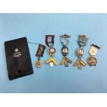 Quantity of Masonic medals, some silver. Contactless collection is strictly by appointment on