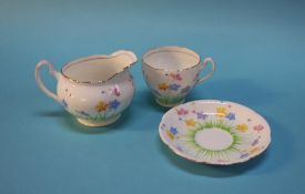 A Grafton china tea set. Contactless collection is strictly by appointment on Thursday, Friday and