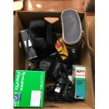 Pentax camera, Simon 10x50 binoculars etc. Contactless collection is strictly by appointment on