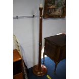 Mahogany standard lamp. Contactless collection is strictly by appointment on Thursday, Friday and