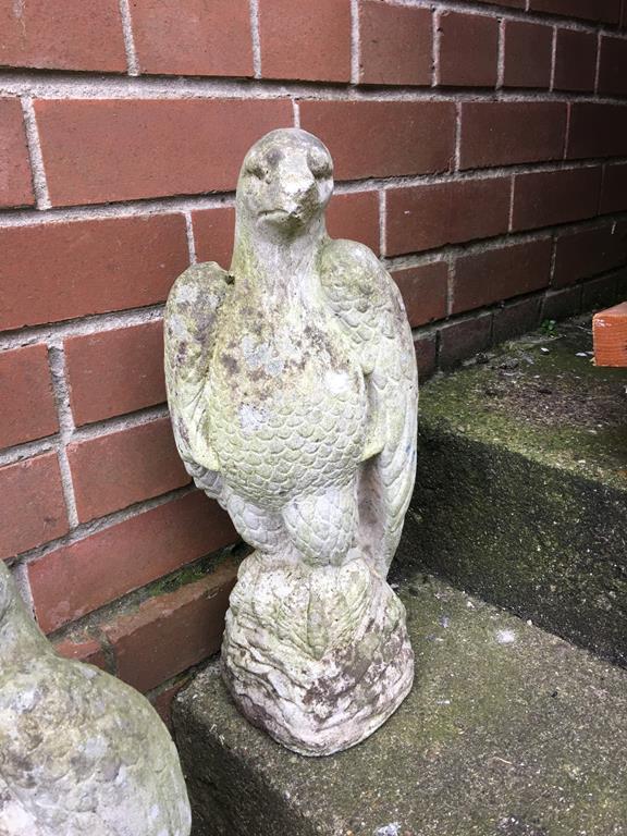 Three composite stone garden Eagles. Contactless collection is strictly by appointment on - Image 4 of 4