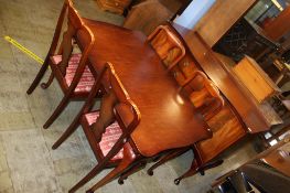 Mahogany dining room suite. Contactless collection is strictly by appointment on Thursday, Friday