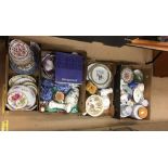 Four boxes of assorted china, including Ringtons. Contactless collection is strictly by