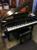 A Roland KR 977 digital Intelligent piano (fully working order), 148cm wide. Contactless