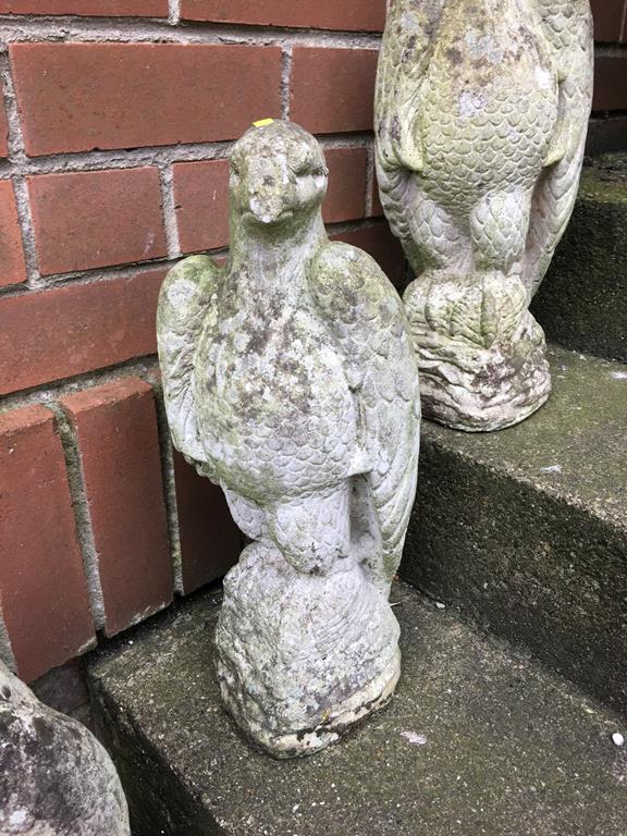 Three composite stone garden Eagles. Contactless collection is strictly by appointment on - Image 3 of 4