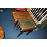 Walnut coffee table and nest of tables. Contactless collection is strictly by appointment on