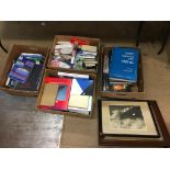 Four boxes of naval books. Contactless collection is strictly by appointment on Thursday, Friday and