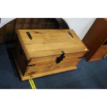 Pine blanket box. Contactless collection is strictly by appointment on Thursday, Friday and Saturday