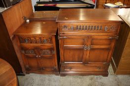 Oak Old Charm TV cabinet and stereo cabinet. Contactless collection is strictly by appointment on