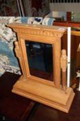 Pine dressing table mirror