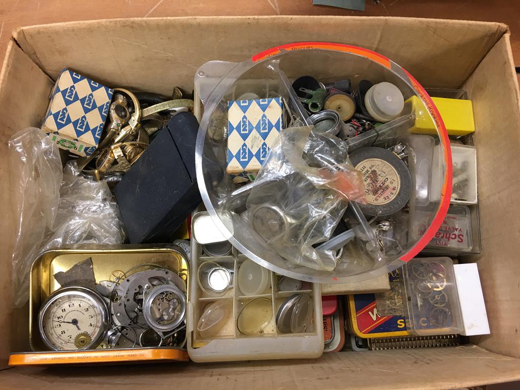 Three boxes of watches (spares and repairs) - Image 4 of 4