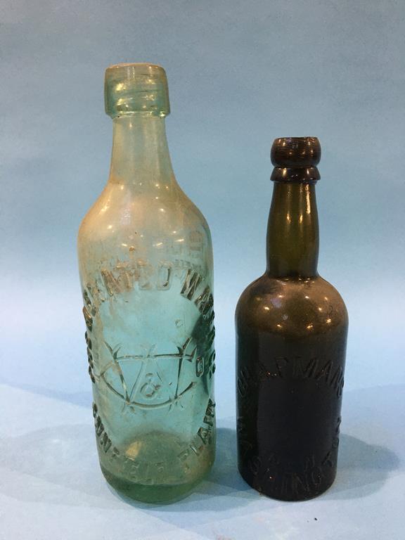 Ten glass advertising bottles to include The Aerated Water Co., Annfield Plain, James Hall, - Image 7 of 7