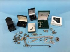 Quantity of silver jewellery etc.