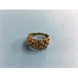 A 9ct gold ring, weight 5.8 grams