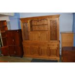 A Cottage Pine of Whitburn kitchen dresser, 184cm wide, 41cm deep, 197cm height