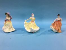 Three Royal Doulton figures 'Fair Lady', 'Katie' and 'Ninette'