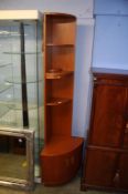 Pair of G Plan teak corner cabinets