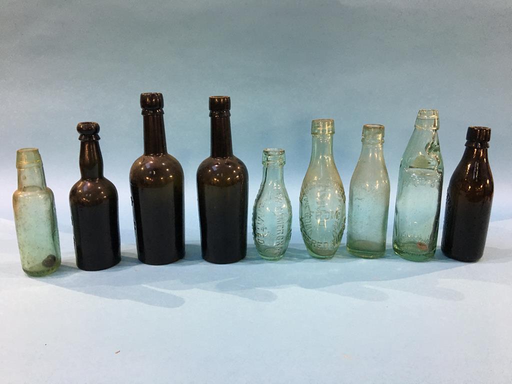 Nine glass advertising bottles, NE Breweries, Blackhill, G. S. Smart, Alnwick, Alnwick Brewery - Image 2 of 6