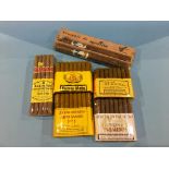 Four packets of Spanish cigars (sealed) etc.