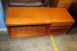 G Plan teak record cabinet, 131cm wide